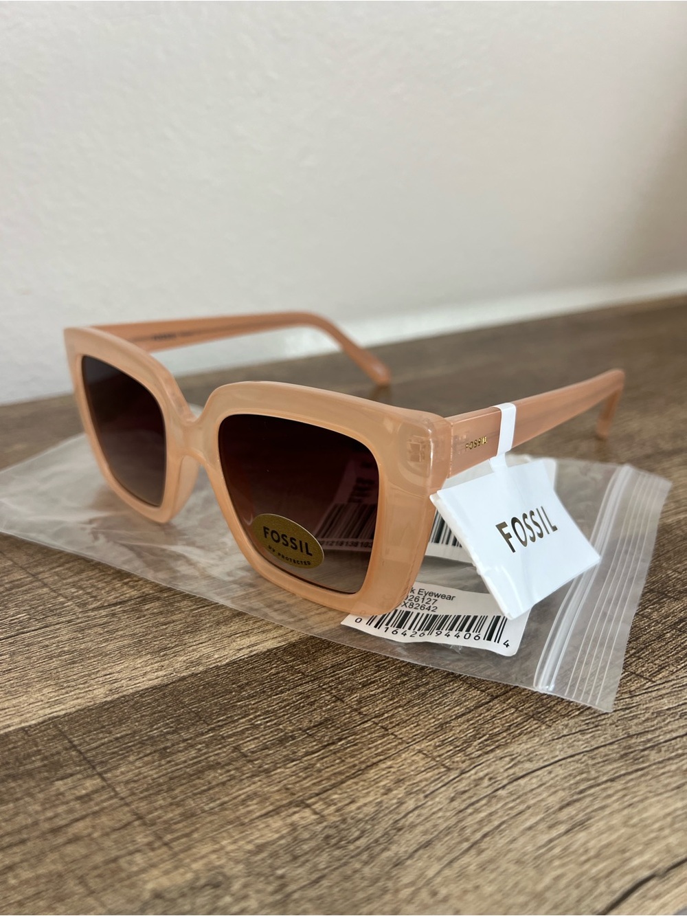 Fossil Pink Cat Eye Sunglasses
